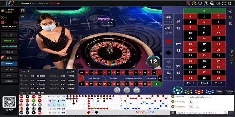 Roulette mang đến nhiều lựa chọn như cược màu sắc, chẵn lẻ, nhóm số